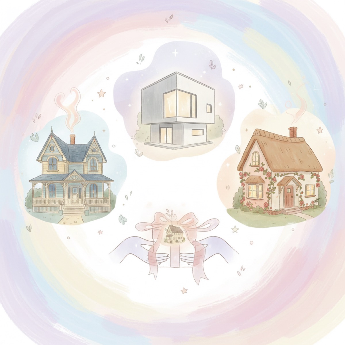 Portraits de Maison Personnalisés comme Cadeaux de Fête de Maison