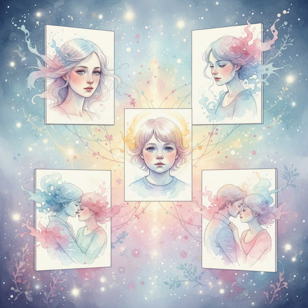 Portraits Aquarelle Personnalisés Qui Ont L'Air de Réelles Œuvres d'Art