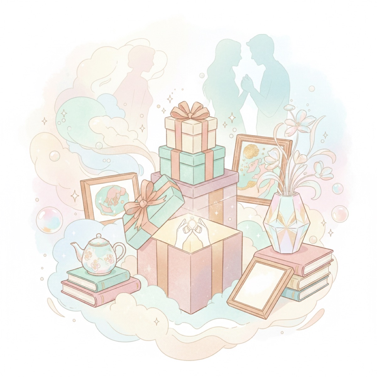 Cadeaux pour une Fête de Fiançailles (Premier Couple)