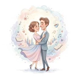 Caricatures de couple personnalisées faites avec goût
