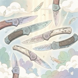 Couteaux de Poche Gravés pour les Amateurs de Plein Air