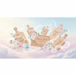 Planches à Découper Personnalisées comme Cadeaux de Mariage